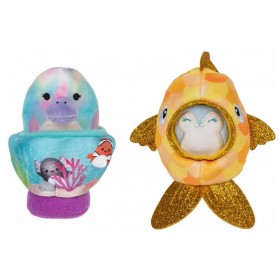 Peluches Squishville Mini Squishmallows - Pack Accessoires Fishy Friends