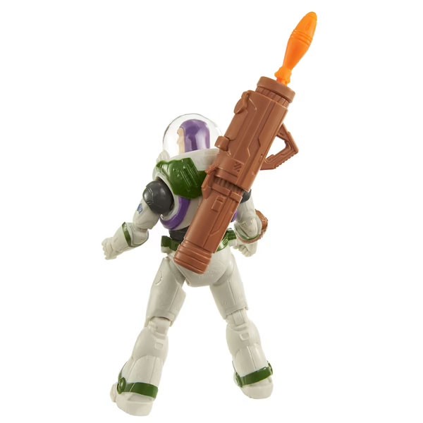 Disney Buzz L'Eclair Avec Equipement de Mission - Figurine Articulée 13cm