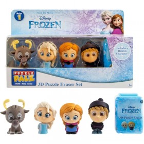 Puzzle Gomme 3D Disney La Reine des Neiges - Pack 5 Figurines