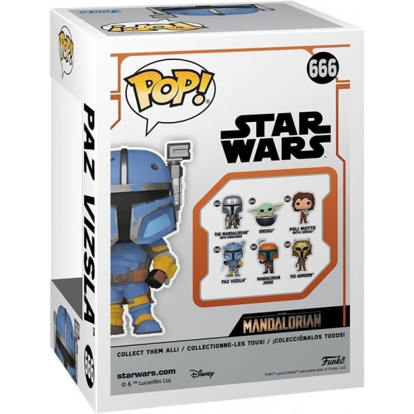 Figurine POP! Disney Star Wars The Mandalorian Pas Vizsla