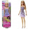 Poupée Barbie Blonde en Mini Robe à Paillettes Mauve