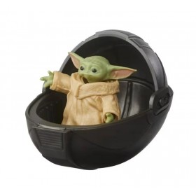 Figurine Disney Star Wars Grogu et Landeau