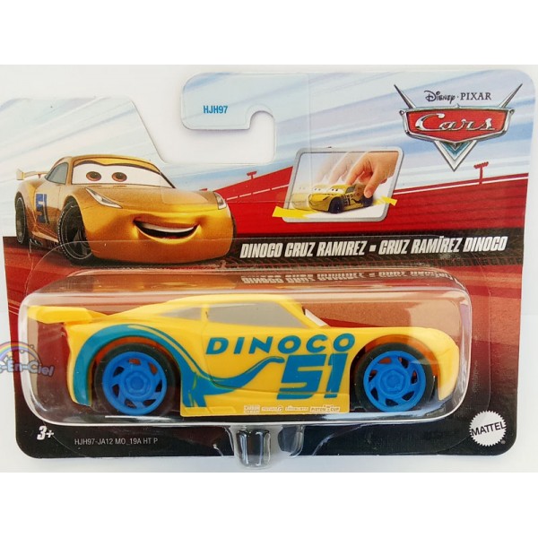 Voiture Disney Pixar Cars 1/43 Dinoco Cruz Ramirez - MATTEL HJH97