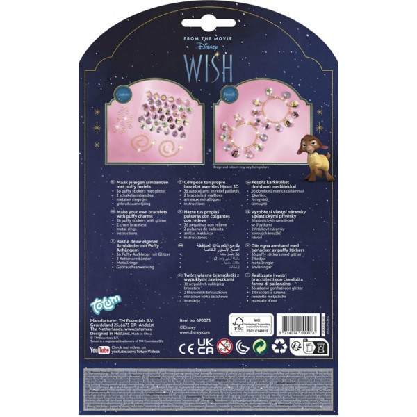 Set DIY Disney Wish - Bracelets à Charms