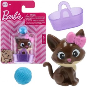 Barbie - Figurine Bébé Chat Kitten avec Accessoires