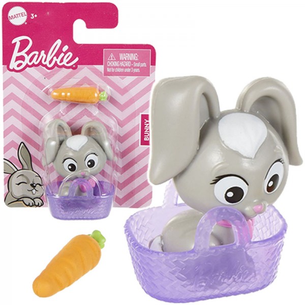 Barbie - Figurine Bébé Lapin Bunny avec Accessoires