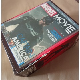 Marvel Movie Figurine Captain America 1:16 et Magazine - Rayon Braderie