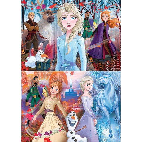 Puzzle Disney La Reine des Neiges 2x20 pièces - Clementoni