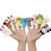 Peluches Mini Marionnettes à doigts - 10 pièces Animaux