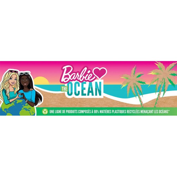 Poupée Barbie Loves the Ocean Brune en Tenue de Plage - logo