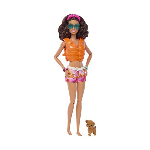 Poupée Barbie Coffret Surf avec Chiot et Accessoires