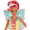 Poupée Barbie Dreamtopia Fée Candy aux Cheveux Roses