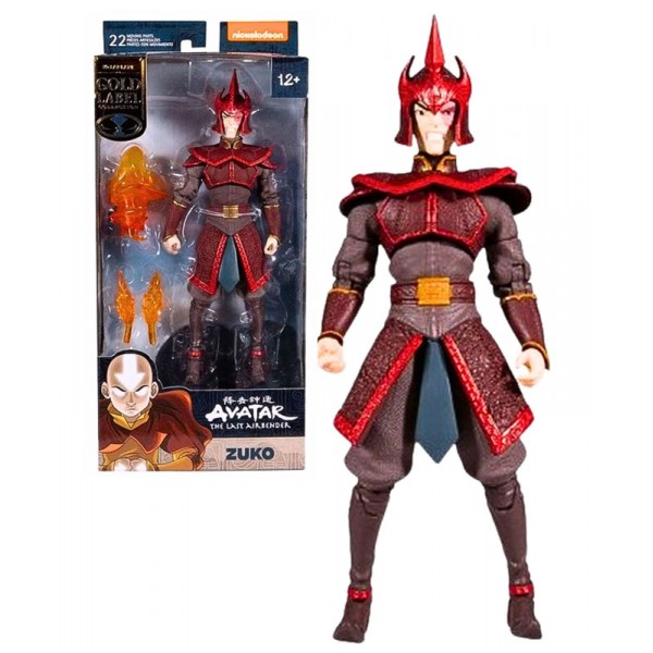 Figurine Prince Zuko avec Casque - Avatar Le Dernier Maître de l'Air