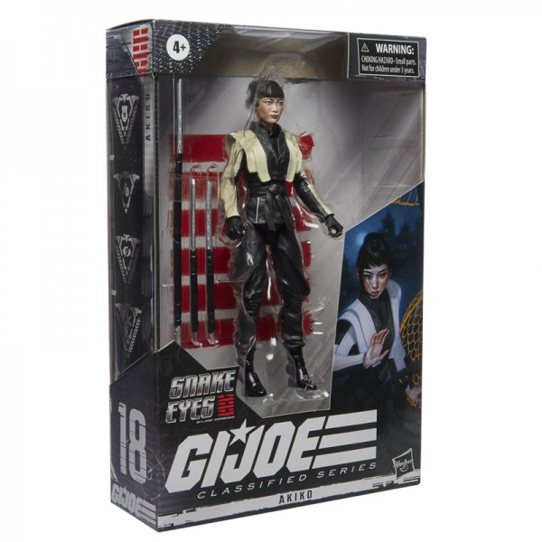 Figurine Gi Joe Classified Series - Akiko 15cm