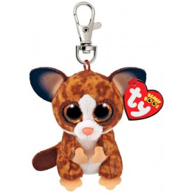 Peluche Ty Beanie Boo's Clip Binky le Bébé Galago Porte-Clés