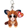 Peluche Ty Beanie Boo's Clip Binky le Bébé Galago Porte-Clés