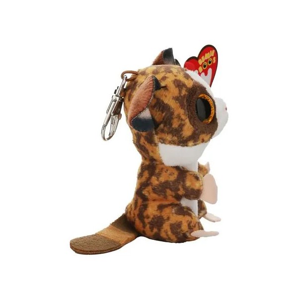 Peluche Ty Beanie Boo's Clip Binky le Bébé Galago Porte-Clés
