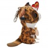 Peluche Ty Beanie Boo's Clip Binky le Bébé Galago Porte-Clés