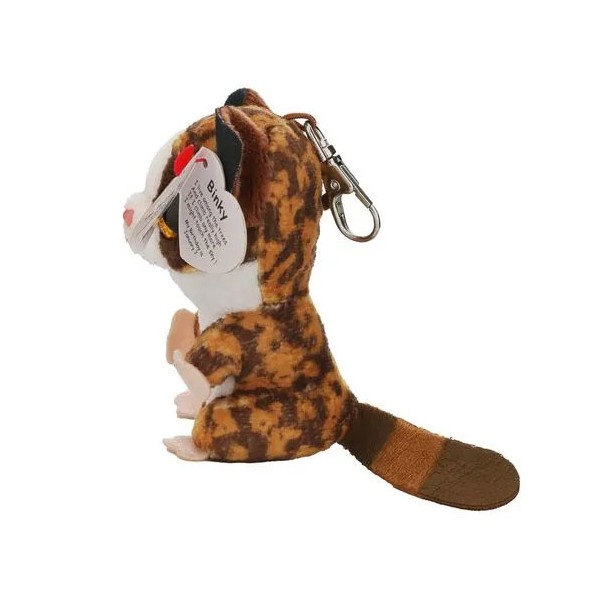 Peluche Ty Beanie Boo's Clip Binky le Bébé Galago Porte-Clés