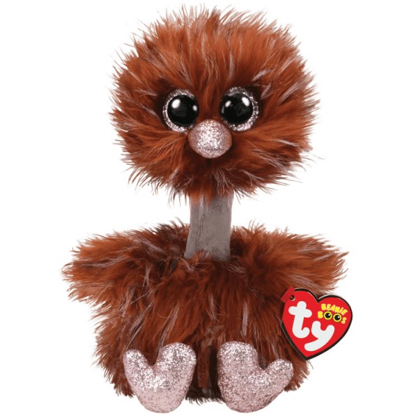 Peluche Ty Beanie Boos Orson l'Autruche 15cm