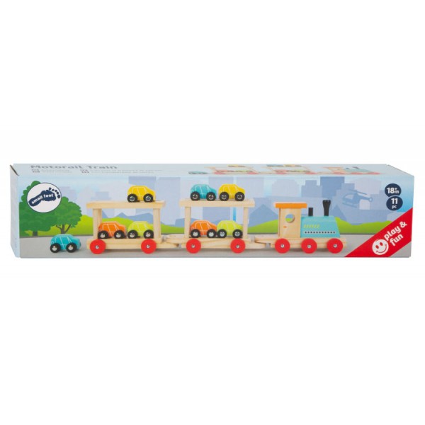 Train pour le transport des voitures