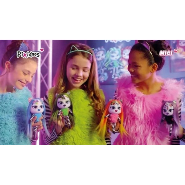 Nici Pixidoos - Poupées Peluches 20cm en Boite Cadeau - Assortiment