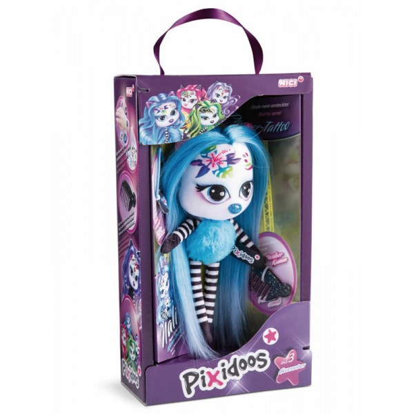 Nici Pixidoos Nali - Poupée Peluche 20cm en Boite Cadeau