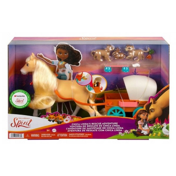 Spirit - Coffret Chica Linda et sa Petite Cariole - Dreamworks