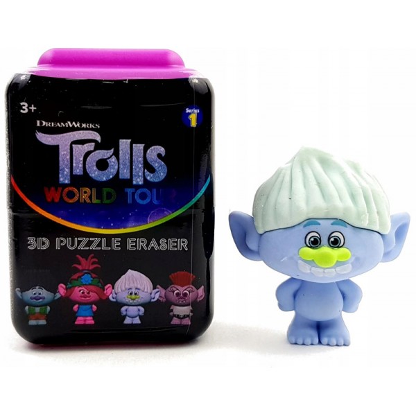 Puzzle Gomme 3D Trolls 2 - Figurine Mystère
