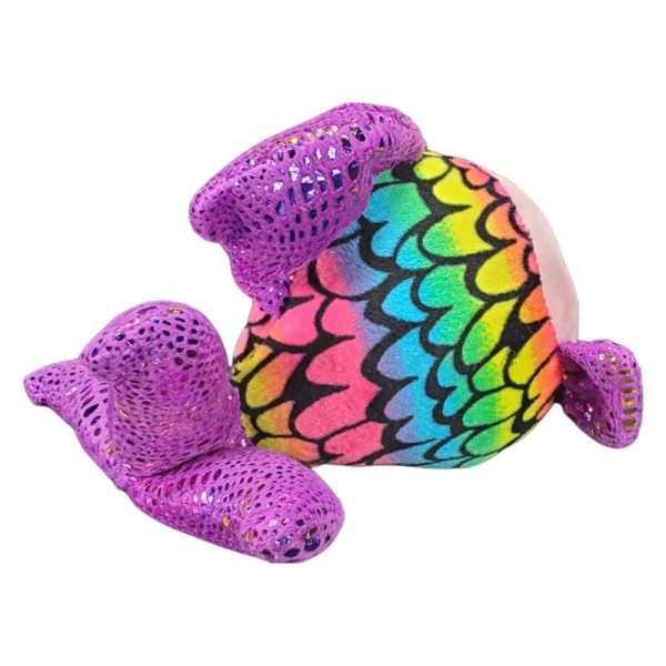 Peluche Ty Beanie Boos Flippy Le Poisson Multicolore 15cm