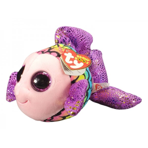 Peluche Ty Beanie Boos Flippy Le Poisson Multicolore 15cm
