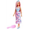 Poupée Barbie Dreamtopia Princesse Rainbow aux Cheveux Roses Magiques