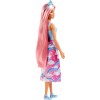 Poupée Barbie Dreamtopia Princesse Rainbow aux Cheveux Roses Magiques