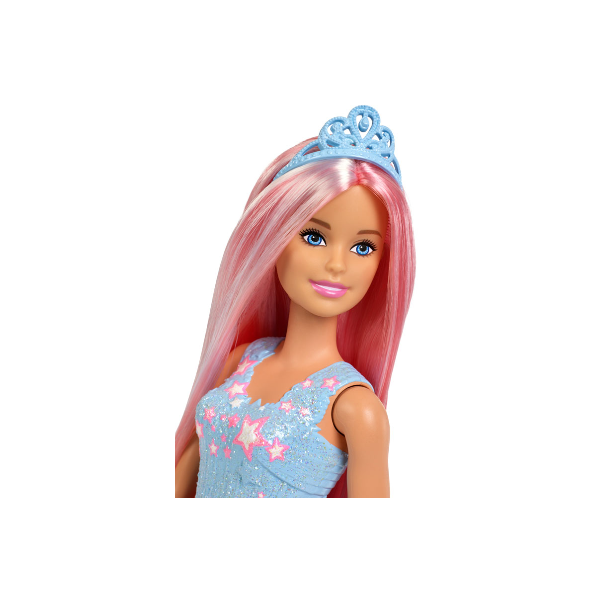 Poupée Barbie Dreamtopia Princesse Rainbow aux Cheveux Roses Magiques
