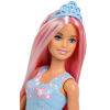 Poupée Barbie Dreamtopia Princesse Rainbow aux Cheveux Roses Magiques