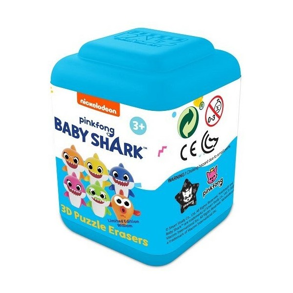 Puzzle Gomme 3D Baby Shark - Figurine Mystère