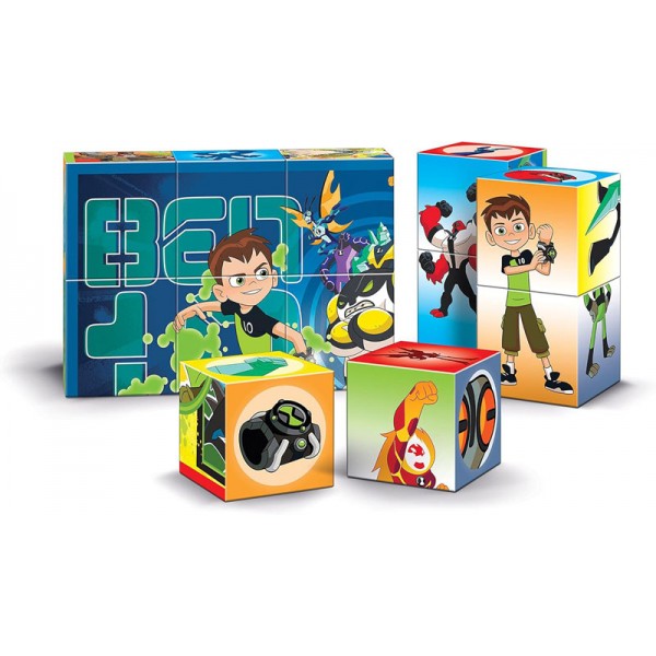 Puzzle 12 Cubes Multiplay Ben 10 - CLEMENTONI