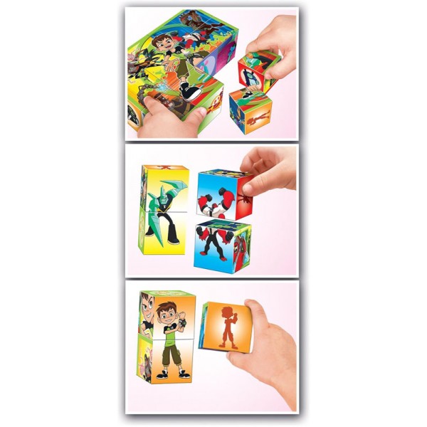 Puzzle 12 Cubes Multiplay Ben 10 - CLEMENTONI