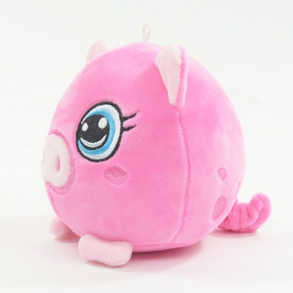 Peluche Cochon des Animaux Squishy Zooballas 10cm