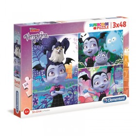 Puzzle Disney Junior Vampirina 3 x 48 pièces - Clementoni 25229
