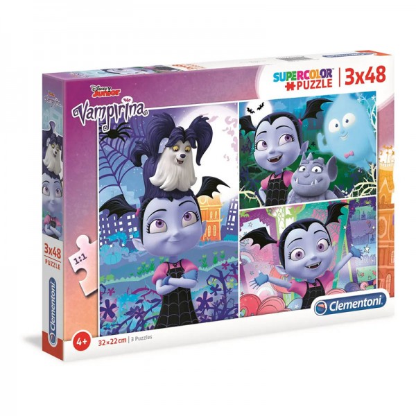 Puzzle Disney Junior Vampirina 3 x 48 pièces - Clementoni 25229