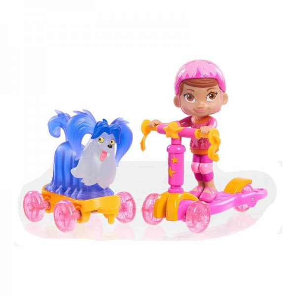 Set Figurine Disney Vampirina avec Scooter - 2 Modèles au Choix
