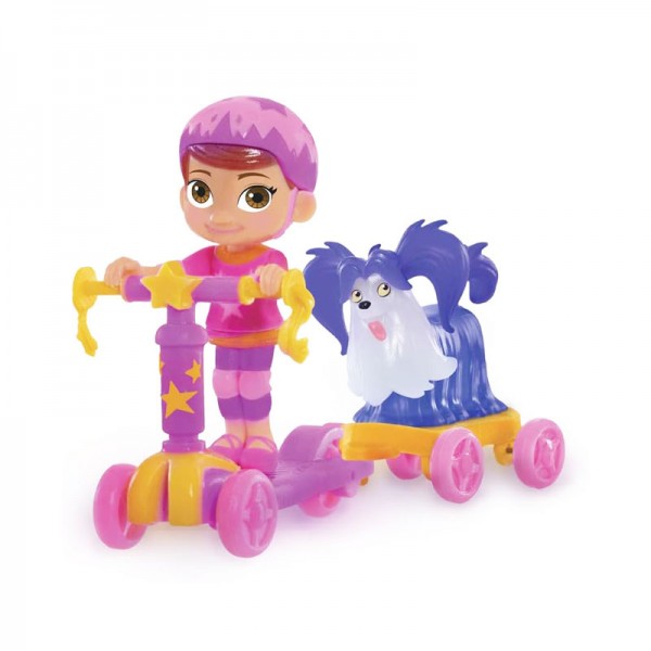 Set Figurine Disney Vampirina avec Scooter - 2 Modèles au Choix
