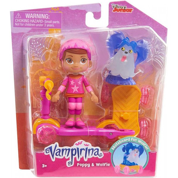 Set Figurine Disney Vampirina avec Scooter - 2 Modèles au Choix