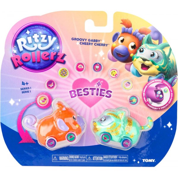 Ritzy Rollerz 2 véhicules - Groovy Gabby et Cheery Cherry