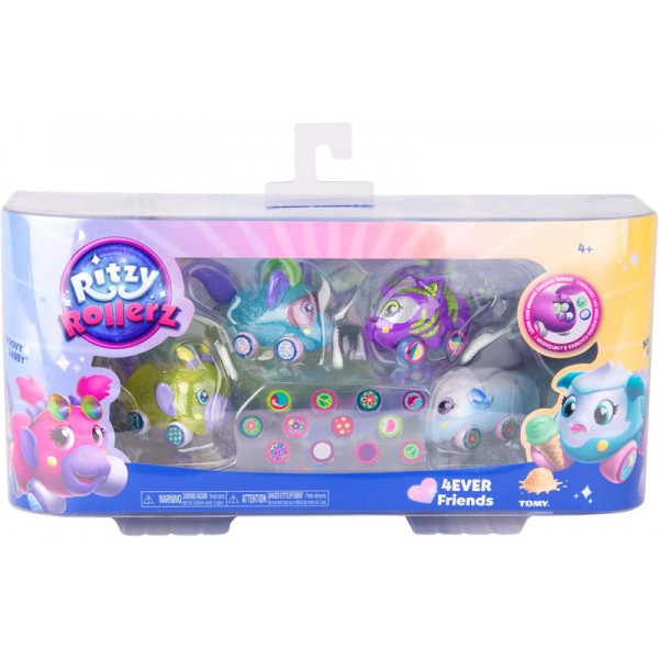 TOMY Ritzy Rollerz 4 véhicules - 4 EVER Friends