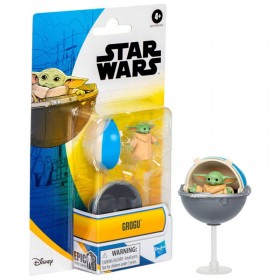 Figurine Star Wars Epic Hero Series - Grogu et son landau