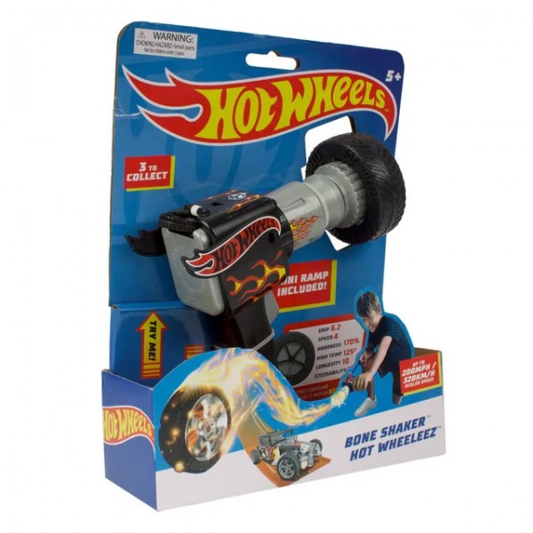 Hot Wheels Pistolet Lanceur de Roues - Bone Shaker