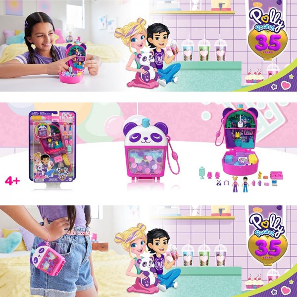 Polly Pocket - Coffret Panda Bubble Tea