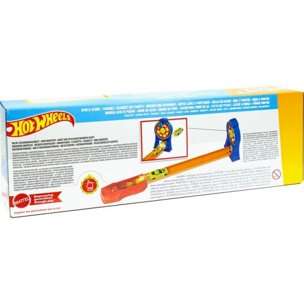 Hot Wheels Piste de Racing Spin and Score avec Voiture HW